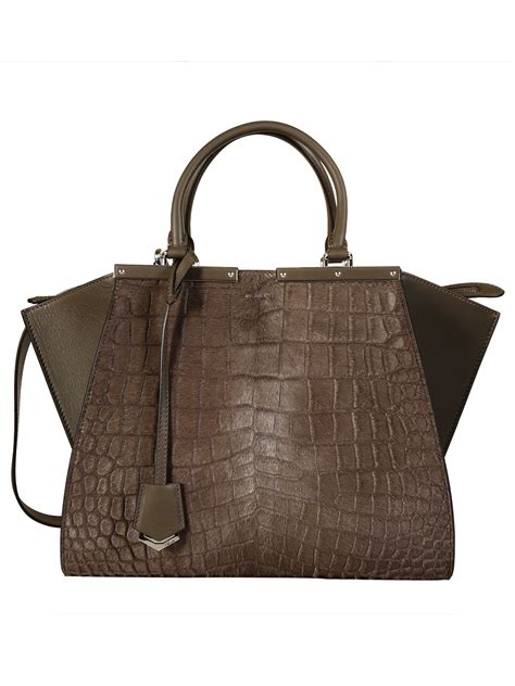 fendi crocodile petite 3 jours tote|Fendi Petite 3Jours Tote Bag .